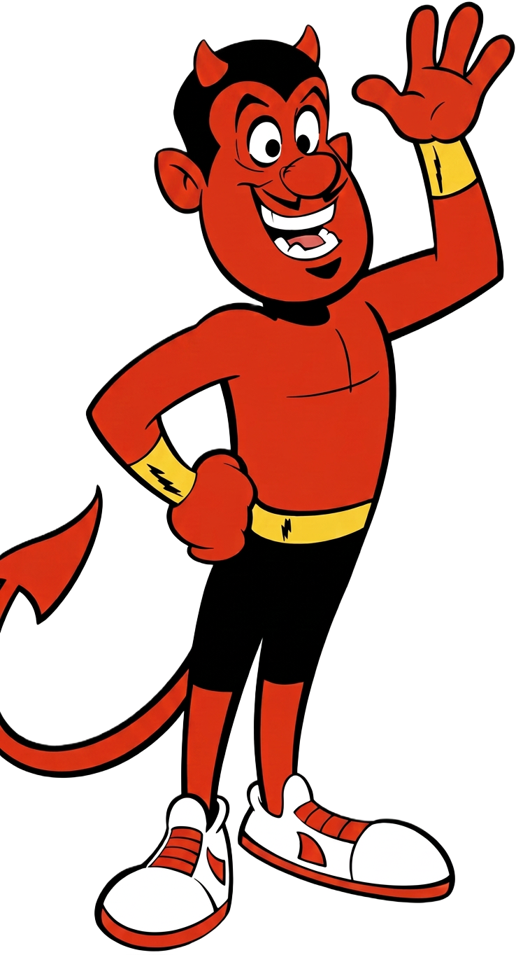Red Devil Maskottchen